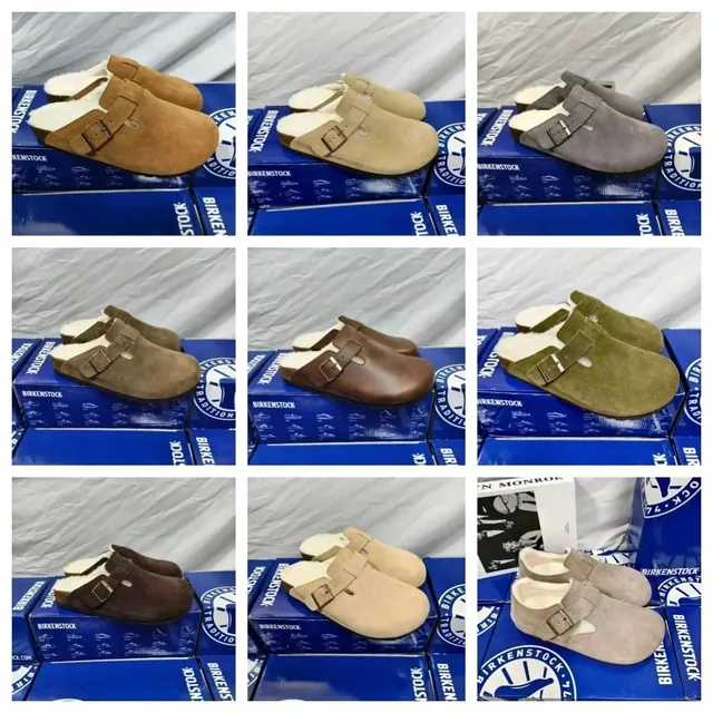 Birkenstock Boston Beige Sandals — catalog reference